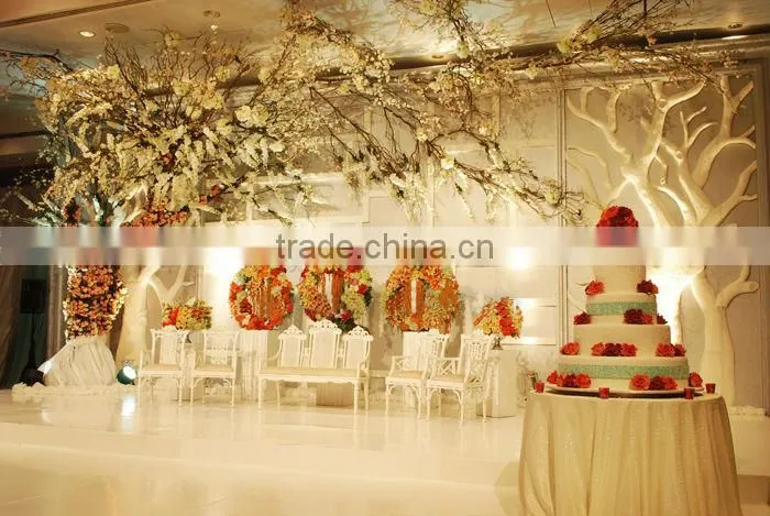 GNW BLS015 Pink Artificial Indoor Cherry Flower Trees Garden Landscaping Wedding Blossom Tree