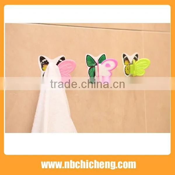 Decorative Plastic Stick Wall Hangers Hook