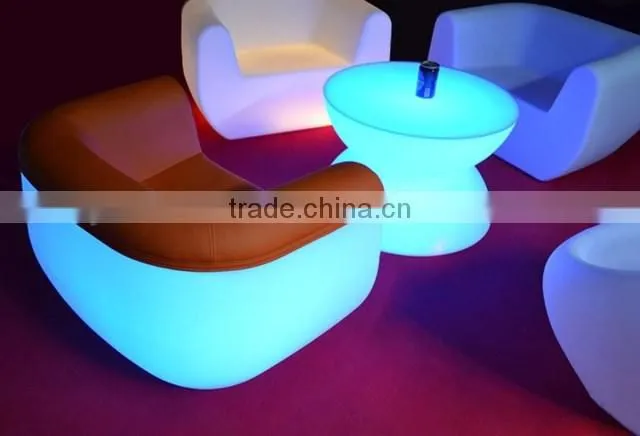 party cocktail tables/ nightclub led bar cocktail table/ led light up bar cocktail table