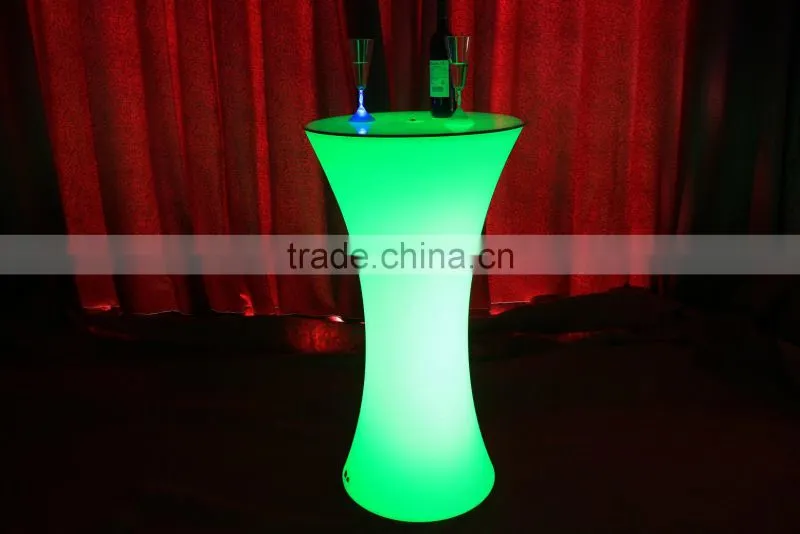 LED illuminated cocktail table/LED cocktail table for events/party