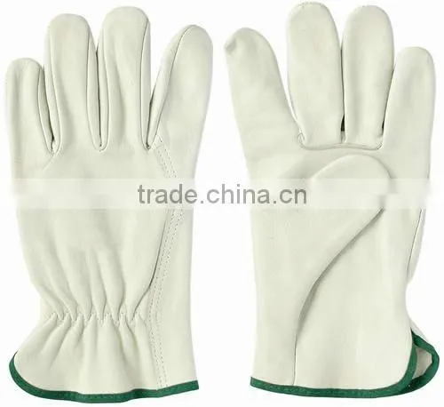 Cowgrain Leather Safety Driving Gloves
