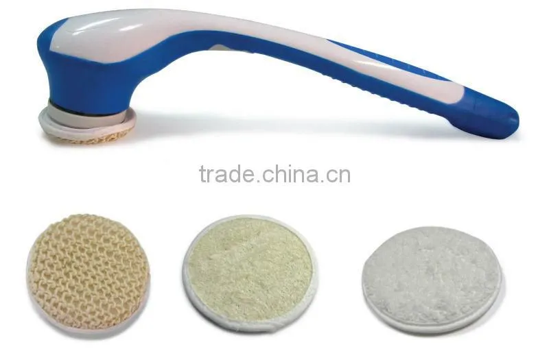 Electric bath back scrubber, skin scrubber