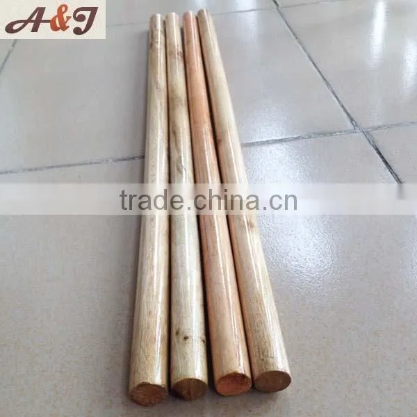Spray paint wooden rod for garden tools