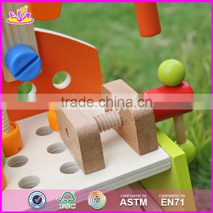 2017 New products preschool toy wooden kids tool bench W03D030
