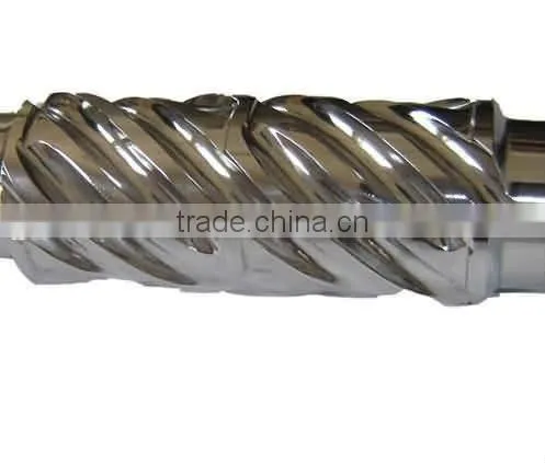 Extruder screw design for machine
