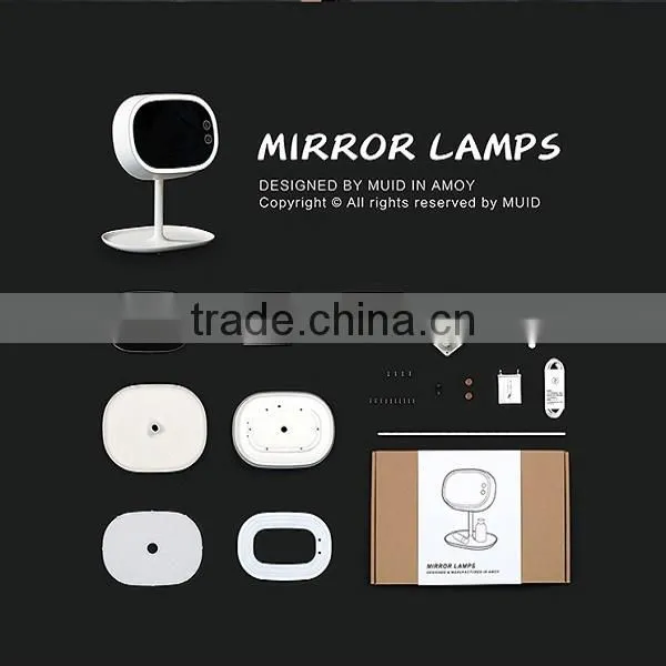 Lighted Makeup Vanity Mirror with Table Lamp for Bedroom Home Decor