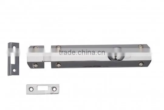 Locking door flush bolt