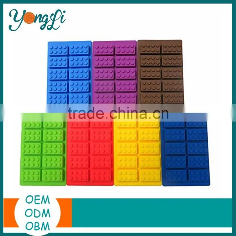 Best Selling Easy-Clean Toy Block Ice Mold Silicone Ice Cube Tray