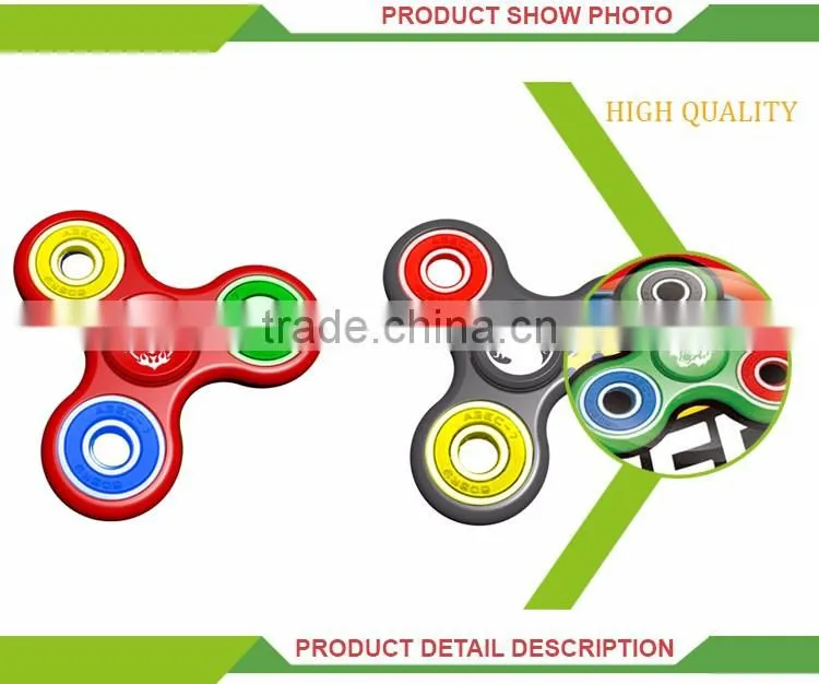 Best sale real color fingertip gyroscope toy bearing gear spinner