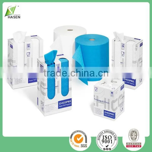 2017most popular nonwoven chamois cleaning cloth in roll