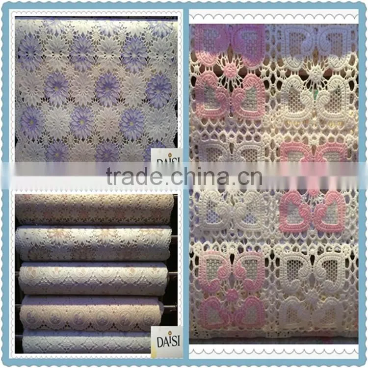 China manufactury home textiles PVC Lace plastic tablecovers walmart wholesale 50X20meter