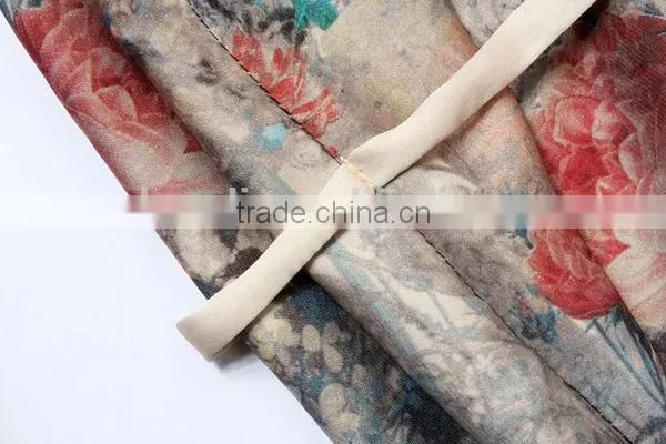 HD-D240 floral women short dress/OEM ladies dress/factory new design