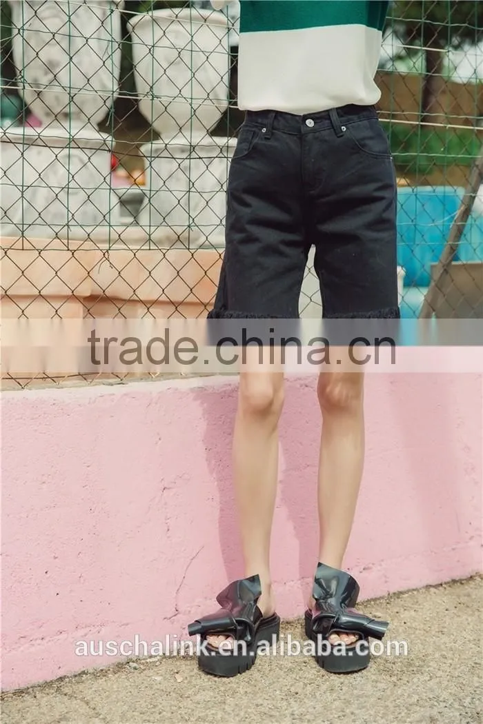 summer fashion design outdoor girls jean half pants china alibaba