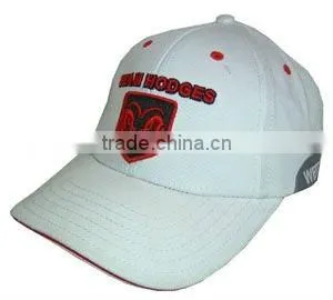 Sample free white baseball caps/mesh hat