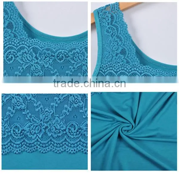 China factory 100%cotton womens tank top