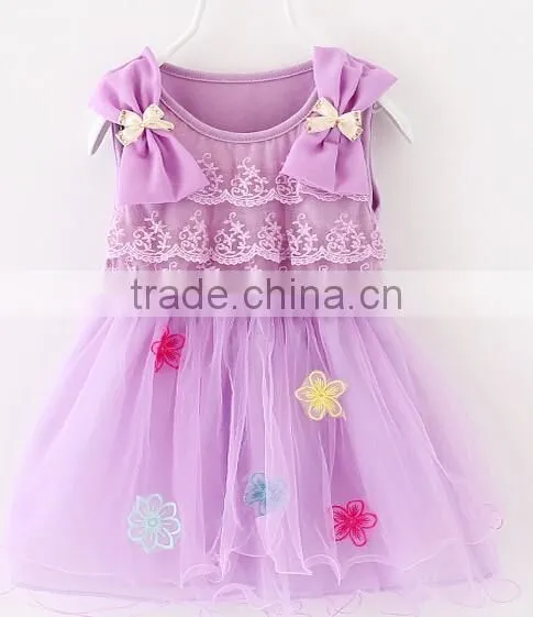 New 2016 children party dress baby girl party dress children frocks designs wholesale baby dress