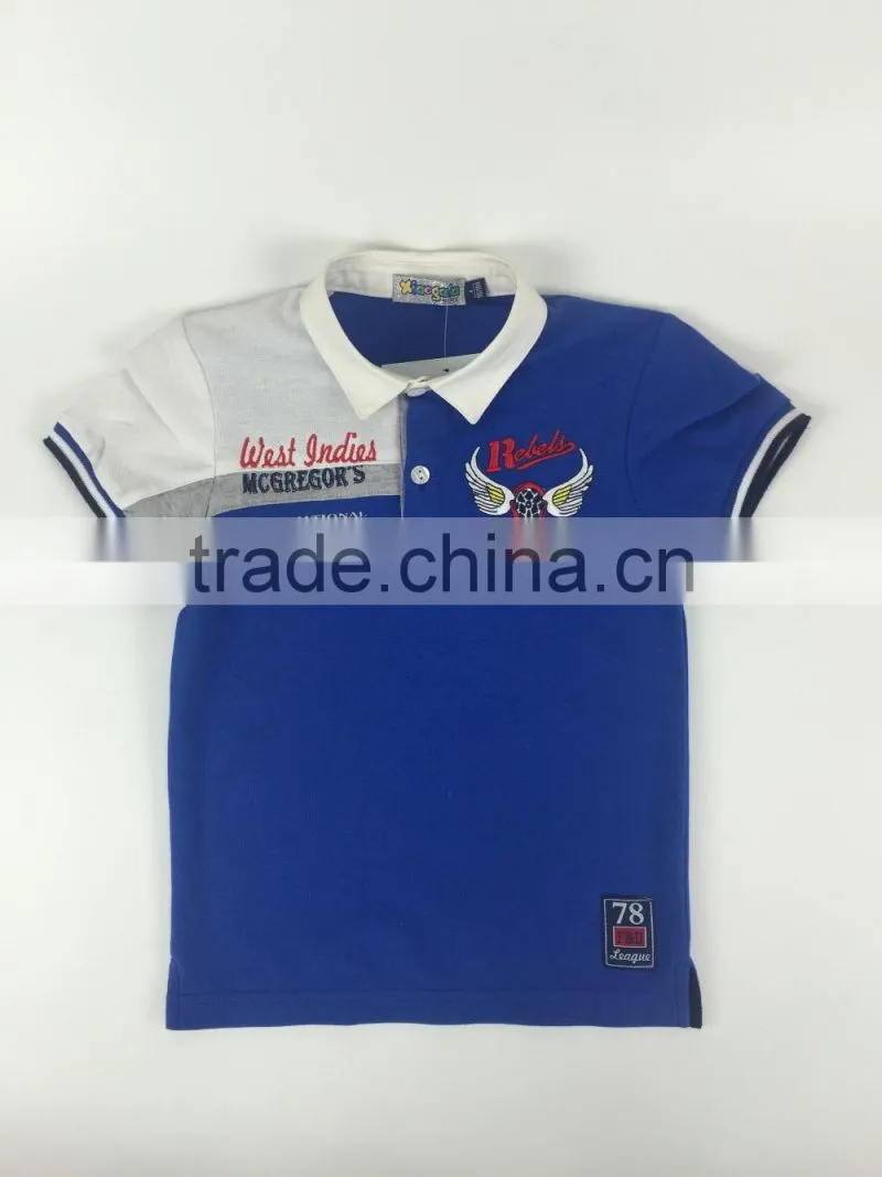 hot sale t-shirt polo kids with best quality and low price