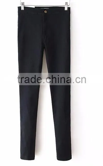 Runwaylover EY0616P Hot Sale 2017 Women High Waist Denim Pencil Pants