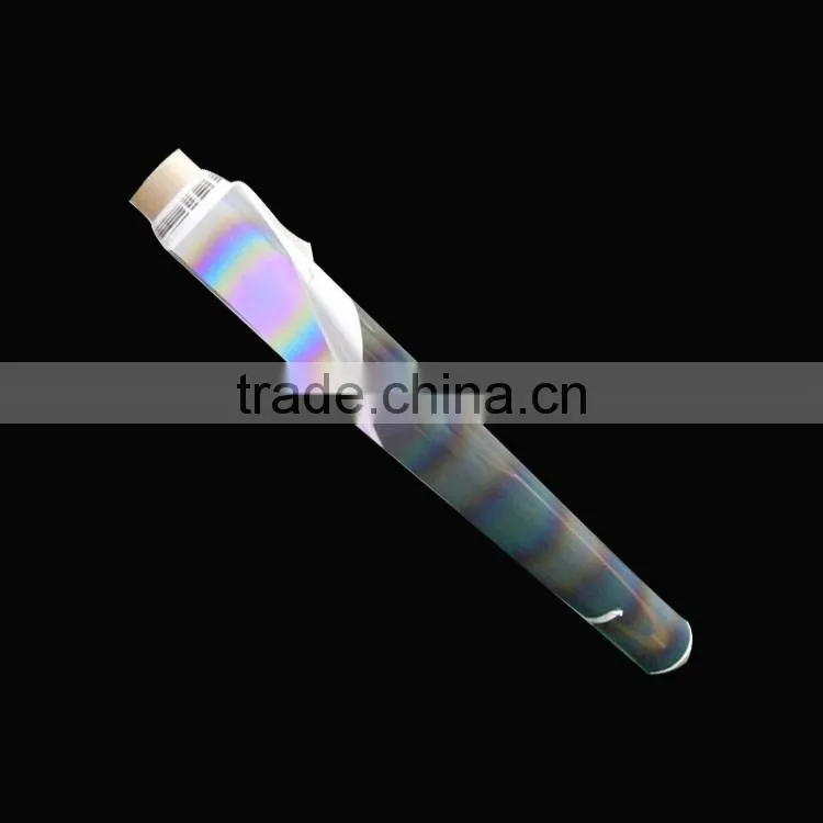 silver reflective raw material for sport shoes, reflective rainbow color PU leather