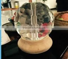 Home decor delicate crystal golf ball glass ball