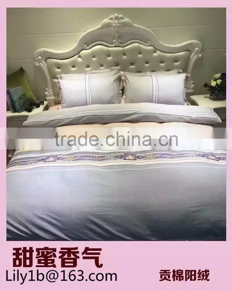 100% cotton bedding set heart bedding set