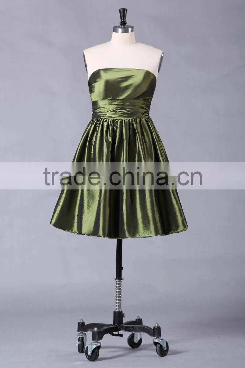 2017 New Fashion Elegant A-line Sweetheart tulle with short evening dress prom dresses ED109