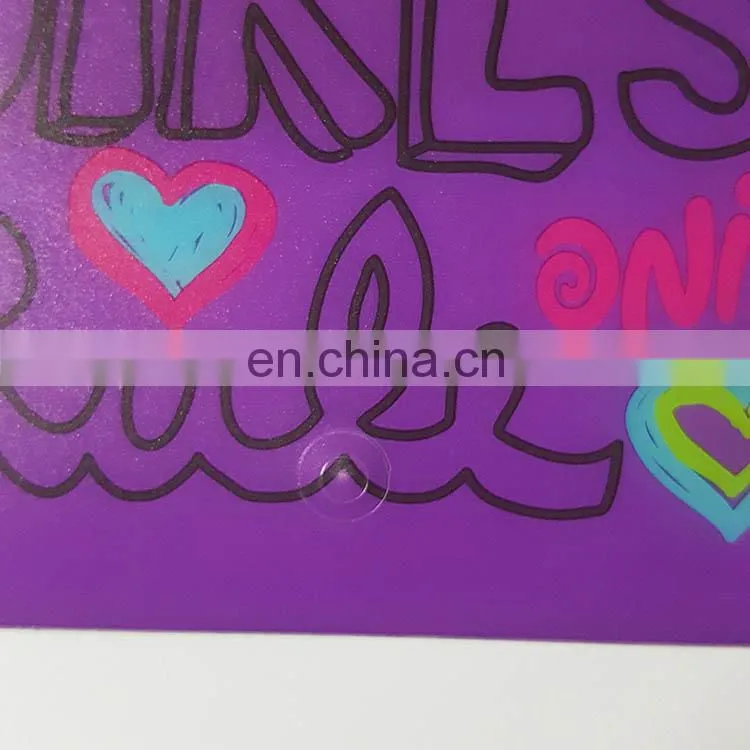 hot selling surface led light colouring book with push button