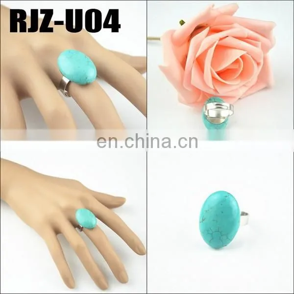Different Size Turquoise Cuff Ring In Stock