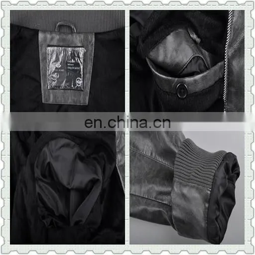 Casual jackets,casual pu jacket for men