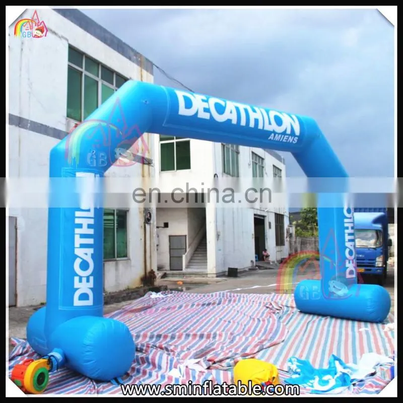 Green Colors Durable Inflatable Marathon Race Finish Line Arch Inflatable Archway For Sale