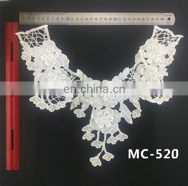 Embroidery Chemical Flower Neck Lace Collar