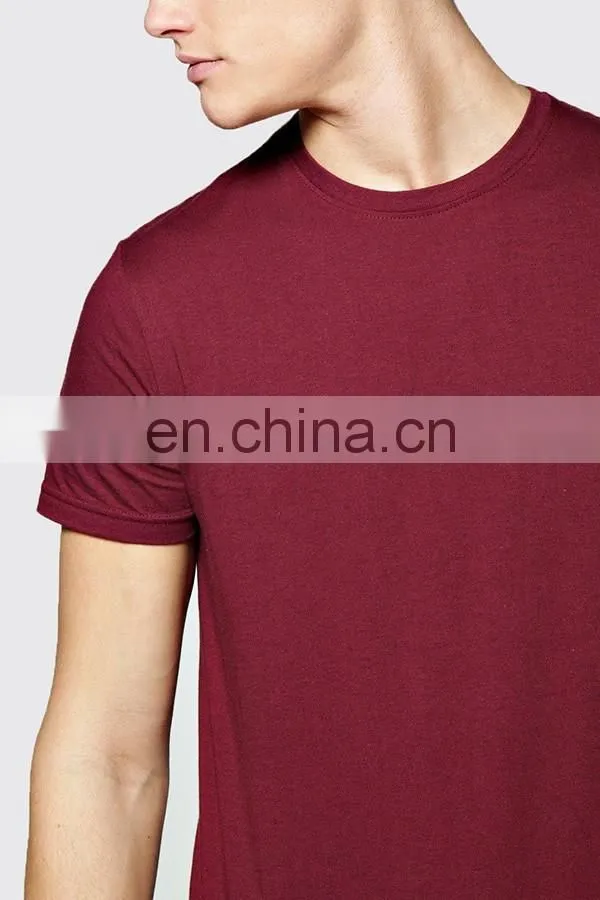 Buy Simple plain short sleeve mens clothing 100% strecth cotton t shirts from china