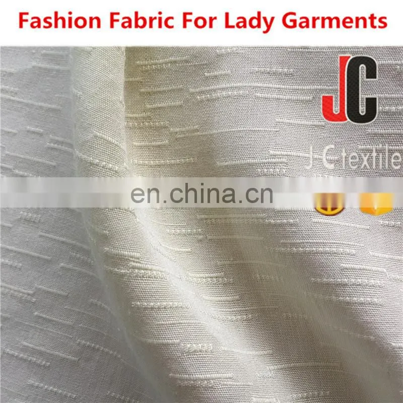 JC-M31178E shaoxing hot selling jacquard rayon dyed fabrics designs for dress