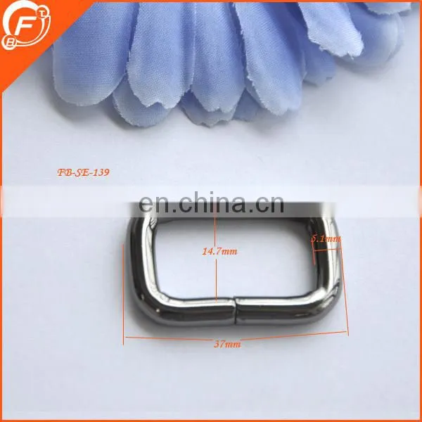 gunmetal color high quality o ring hand bag accessories for wholesale