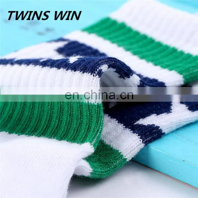 Factory price Top quality America 2018 winter new fashion novelty colorful cotton star design ankle socks for children