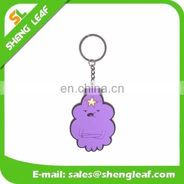 Promotional custom soft pvc rubber keychain With Logo