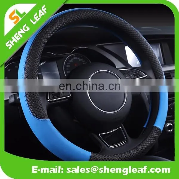 2016 hot selling custom printed logo car silicone steering wheel cover