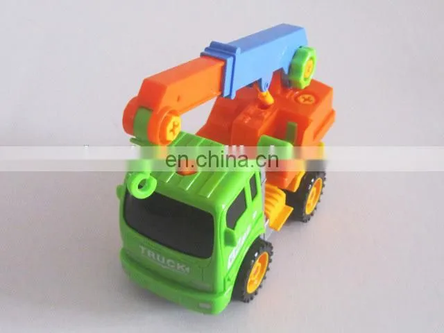 Most Popular Design DIY Removable Truck inertial crane truckToy