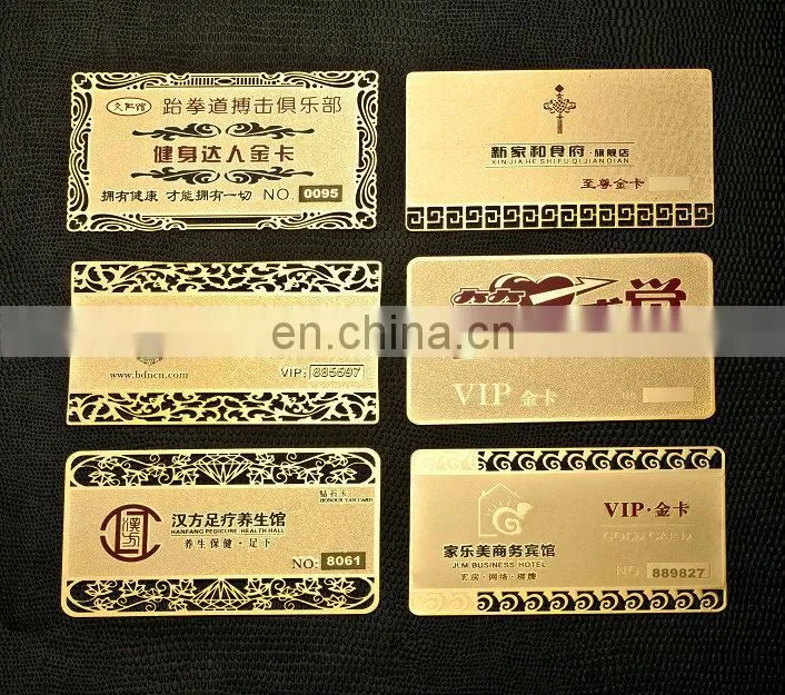 New technology business gift smart luxury metal card