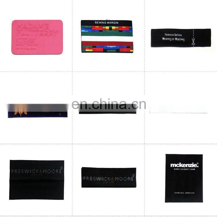 activewear woven label