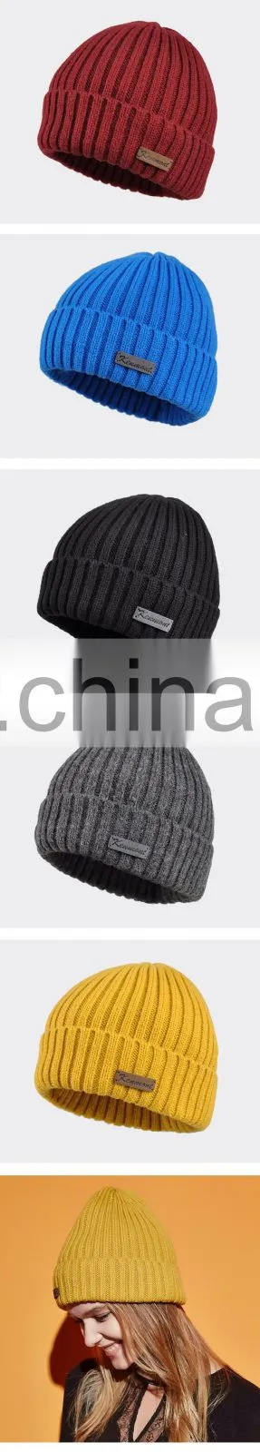 Cheap Price Unisex Embroidery Print Logo Winter Knitted Beanie