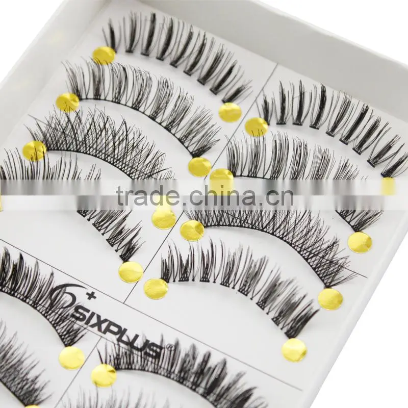 100% Humen hair false eyelashes private label false eyelashes false eyelashes box