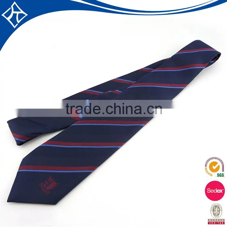 Newly Design Custom Company Logo For Business Skinny Men Silk Ties