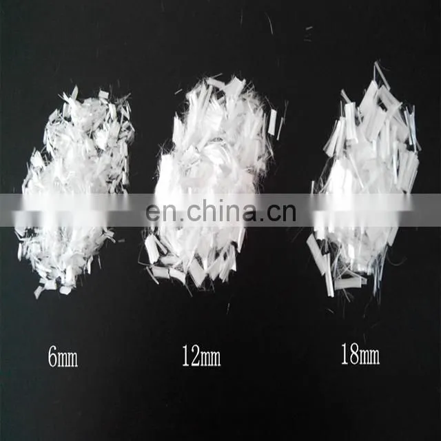 100% virgin high tenacity raw white pp fiber for concrete