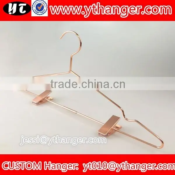 copper wire hangers with clips metal hangers for clothes