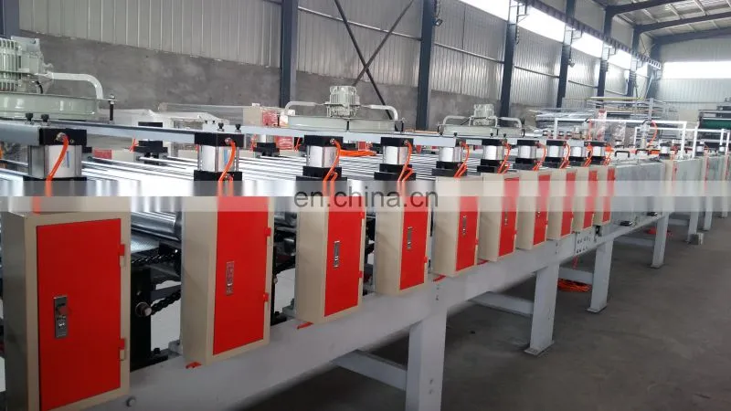 Industrial composite hard cardboard production line