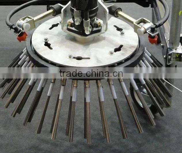 Gutter side broom for road sweeping machine