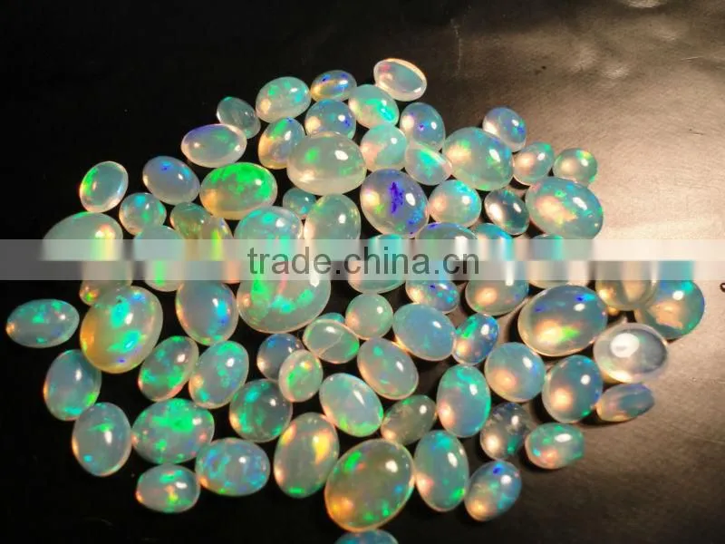 Fire welo opal Ethiopian cabochon calibrated natrual semi precious stones gems strands