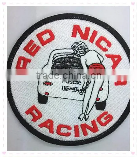 Custom green palatcka 2014 new design custom patch embroidery patch embroidered patch