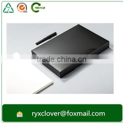 Office business document box A4 size PP plastic velcro fastener box file folder